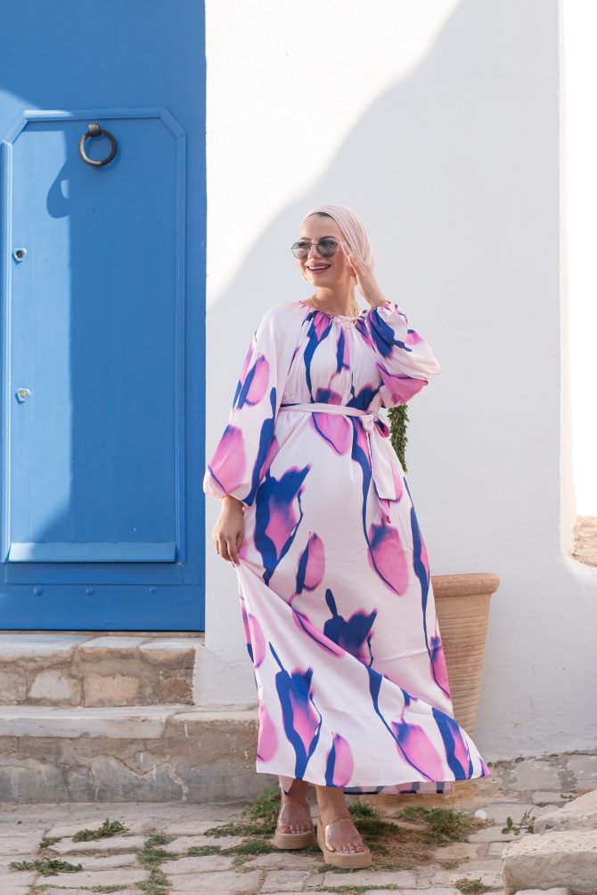 Robe en satin fluide chez Lunar Tunisie